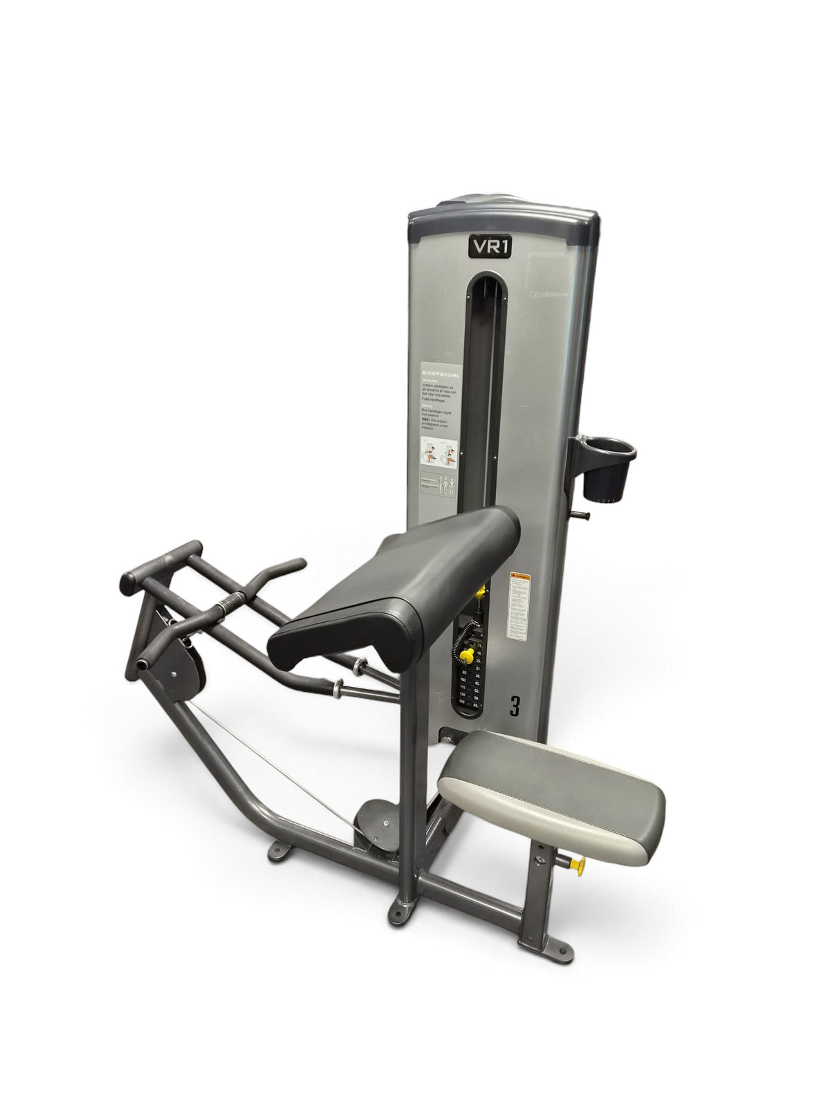 Bicepscurl - Cybex vr1 grå